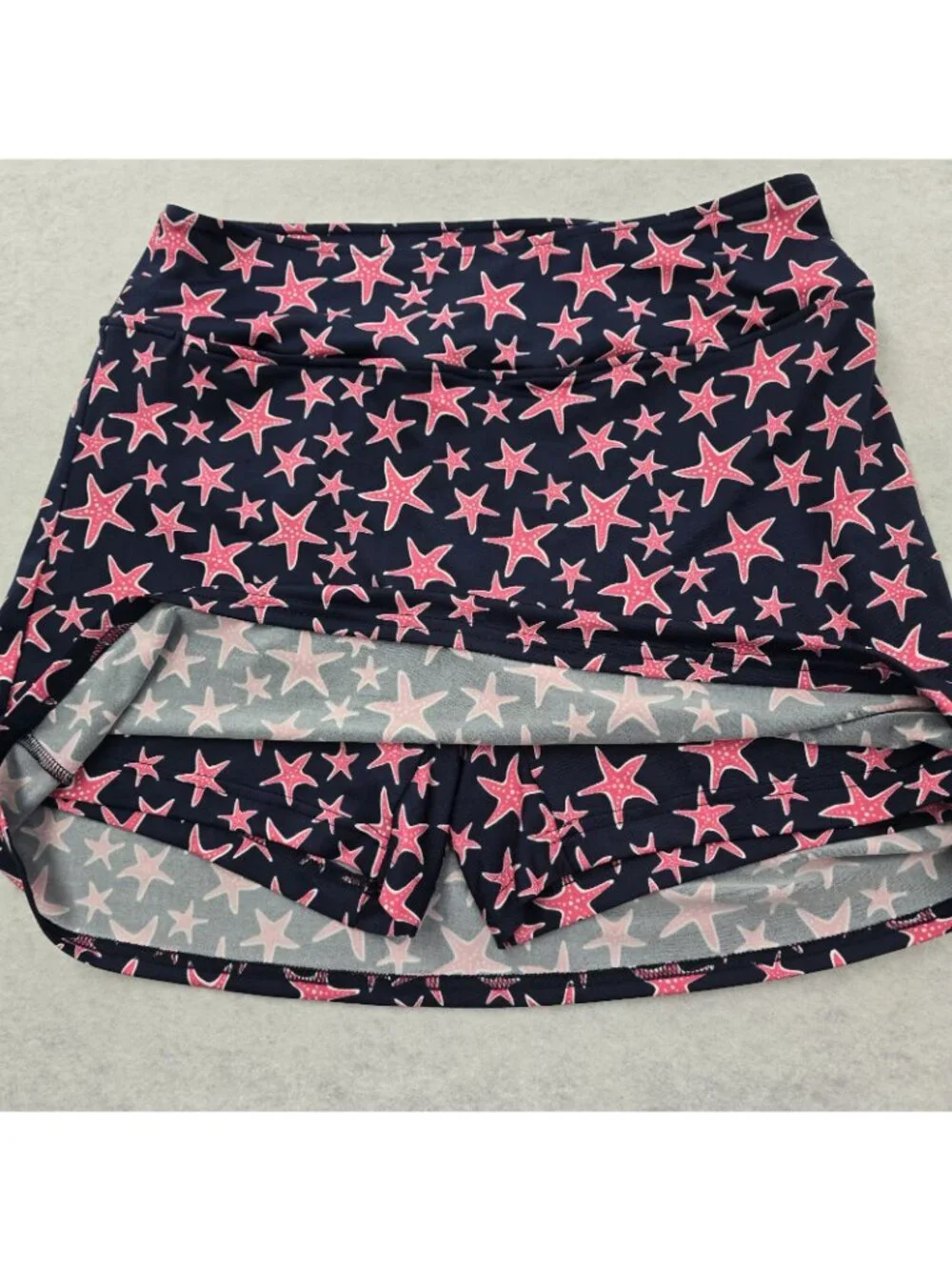 Golftini Shooting Stars Short Skort Sz Medium Golf Pickleball Tennis Athleisure - Picture 5 of 7